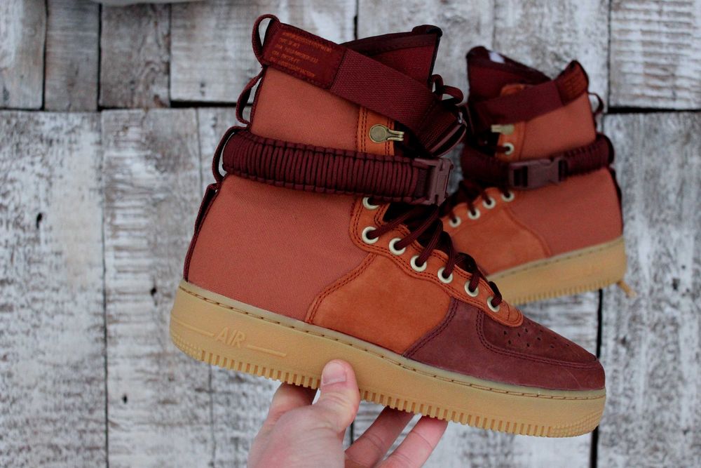 sf air force 1 premium dark russet